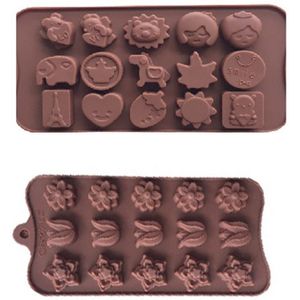 Oosten van Eden Liefde Tulp Chocolade Mould Silicone Jelly Pudding Handgemaakte Zeep Mould Cartoon DIY Bakvorm