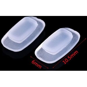 5 Pairs Geplaatst Vierkante Siliconen Airbag Zachte Neus Pads Op Bril Slot Glazen Accessoires Care Anti-Slip Tool Voor zonnebril