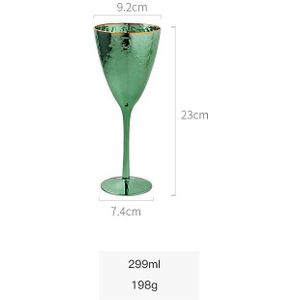 Luxe Groene Wijn Glazen Beker Champagne Glazen Container Drinken Glas Thee Beker Melk Lulu Lemon Water Cups Thuis Glazen Beker