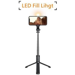 Roreta Upgrade Draadloze Bluetooth Selfie Stick Opvouwbare Mini Statief Uitbreidbaar Monopod Met Afstandsbediening Sluiter Voor Ios/Android