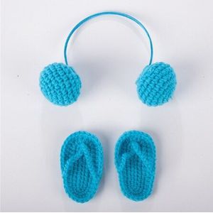 Mini notebook kleine computer headset pasgeboren baby creatieve foto props studio schieten accessoires