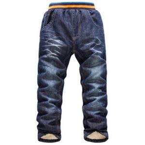 Add Wol Warme Kleding Jongens Jeans Broek Kinderen Gewassen Denim Jeans Jongens Lange Broek Baby Boy Jeans Broek winter Jean