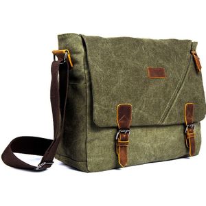 Mens Canvas Aktetas Schoudertas Vintage Canvas Tassen Modus Textiel Crossbody Tassen For a Mannen Messenger BagSimple Notebook