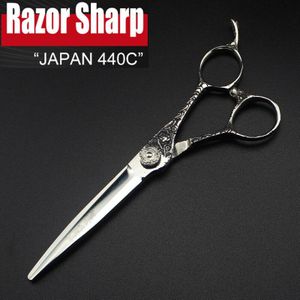 Japan 440C Kapper Schaar Shop Gereedschap Kappersscharen Haar Professio Haar Knippen Dunner Schaar Kapsalon Shears