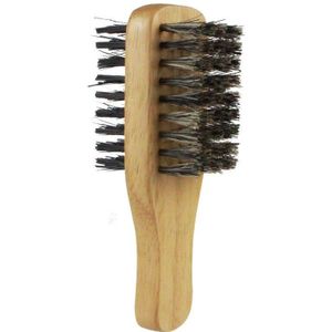 Mannen Varkenshaar Borstel-Natuurlijke Houten Golf Borstel Voor Mannelijke, Styling Baard Haarborstel Voor Korte, lange, Dikke, Krullend, Golvend Haar