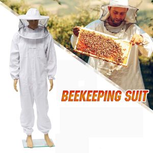 Bijenteelt Beschermende Kleding Full Body Pak Hoed Kiel Pro Bee Pak Apparatuur Sluier Hoed Bijenteelt Beschermende Kleding
