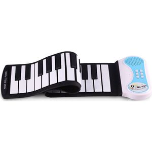 ! 37 toetsen Roll Up siliconen Piano Roll-Up Soft keyboard piano met 8 verschillende tonen, 6 demo Songs (Blauw, Roze, Groen)