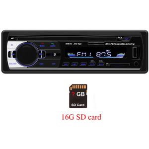 Auto Radio miniJSD520 12V Bluetooth Car Stereo In-dash 1 Din FM Aux Ingang Ondersteuning Mp3/MP4 USB MMC WMA AUX IN TF Auto Radio Speler