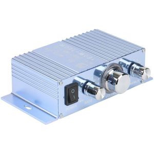 -A6 Hifi Stereo Audio Versterker DC12V 2.0 Kanaals Auto Computer Speaker Diy Afgewerkt Eindversterker
