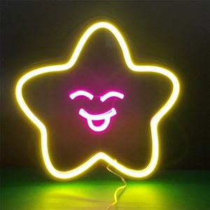 Kokeka Led Neon Licht Smiley Gezicht Slak Eendje Varken Neon Kerst Party Bar Art Decoratie Muur lichten