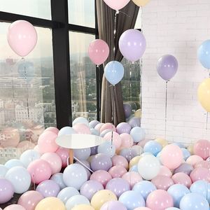 100 Stuks 10Inch Ronde Ballonnen Candy Gekleurde Latex Ballon Bruiloft Engagement Festival Familie Party Decor Diverse Kleur