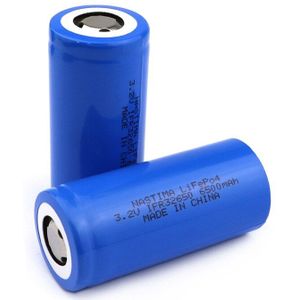 Nastima Lifepo4 32650 32700 Oplaadbare Batterij 3.2V 6500Mah Met Platte Top Voor Backup Power Zaklamp Licht Auto 32650 batterij