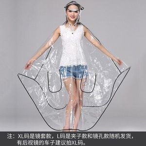 Transparante Scooter Regenjas Vrouwen Waterdichte Kap Platic Meisjes Poncho Regenjas Motorfiets Clear Yagmurluk Vrouw Jas AD50RC