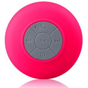 Rode Mini Draadloze Speaker Draagbare Waterdichte Draadloze Handsfree Luidsprekers Badkamer Grote Sucker Speaker