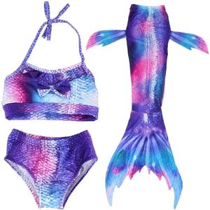 Meisjes Bikini Set Kleine Badmode Baby Meisjes Bikini Set Zwemmen Pak Kleurrijke Bikini Kid Zwemmen Staarten