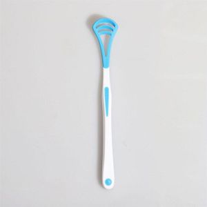 Draagbare Tongreiniger Zachte Reiniging De Oppervlak Van Tong Borstel Plastic Schraper Orale Mond Hygiëne Zorg Frisse Adem Gezondheid
