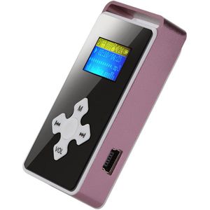 Mp3 speler 16GB 32GB muziek USB Digitale MP3 Speler Lcd-scherm Ondersteuning Micro SD TF Card Spiegel muziek Media Zwart