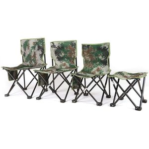 Ultralight Aluminium Klapstoel Vier Hoeken Kruk Outdoor Camouflage Seat Stoel Voor Camping Wandelen Vissen Picknick