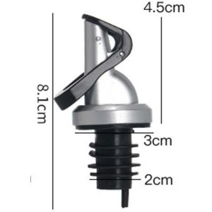 500Ml Glas Mondwater Dispenser Clear Fles Schenktuit Shot Glazen Trechter Olie Nozzle Hervulbare Boston Flessen Voor Badkamer Of K