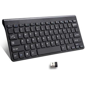 2.4Ghz Draadloze Muis Toetsenbord Combo Set Ultradunne Draagbare Mini Draadloze Toetsenbord Geschikt Voor Pc Desktop Computer Smart tv