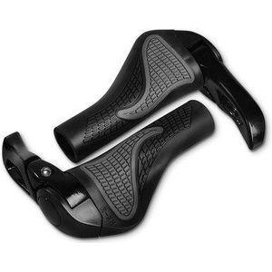 Rockbros Fiets Grip 1 Paar Ergonomische Anti-Slip Aluminium Rubber Fiets Stuur Grips 2.2Cm Diameter Lock-On cover Mtb Road Deel