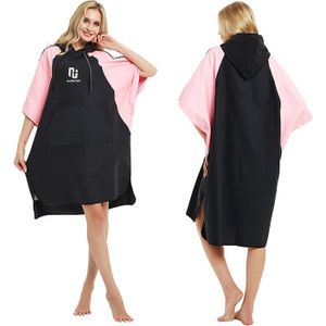 Microfiber Wetsuit Veranderende Gewaad Poncho met kap, Quick Dry Hooded Handdoeken Gewaad Poncho, beach Surf Poncho Compact & Lichtgewicht