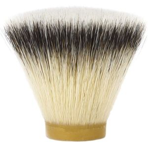 DSCOSMETIC 26mm Zacht Synthetisch Fiber flat top scheerkwast knopen voor man scheren borstel