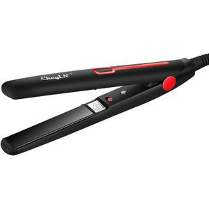 Rechttrekken Hair Curler 2 In 1 Mini Keramische Straightening Gegolfd Curling Styling Tools Haarkrulspelden Elektrische Curling