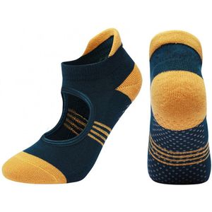 1Pair Non-slip Yoga Socks Combed Cotton Breathable Indoor Fitness Dance Sport Comfortable Socks Elasticity Home Gym