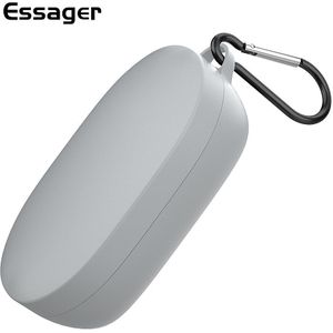 Essager Oortelefoon Case Voor Redmi Airdots Coque Funda Siliconen Beschermhoes Voor Xiaomi Mi Air Stippen Accessiories Met Sleutelhanger