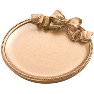 Decoratieve Gouden Sieraden Lade Slaapkamer Woonkamer Decoratie Ketting Sieraden Fruitschaal Ambachten Trinket Lade Organizer