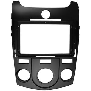 Autoradio Fascia Voor Kia Forte Manual Ac 9 Inch Scherm Dash Dashboard Installatie Inbouwen Mount Trim Kit Stereo bezel