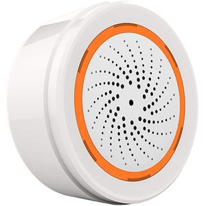 Tuya Zigbee Smart Sirene Alarm Met Temperatuur En Vochtigheid Sensor Werkt Met Tuya Smart Hub