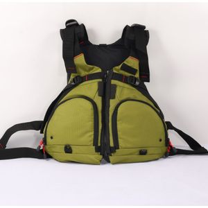 Vliegvissen Vest Voor Mannen Outdoor Multi-Pocket Vissen Pak Voor Mannen Overalls Camera Vest Lua Zwemvest Verstelbare mesh Ventilatio