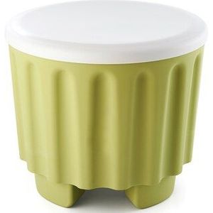 Opslag Poef Ronde Stapelbaar Ottomanen Met Opslag Foot Rest Kruk Zetel Plastic Organizer Poef 32*27.5 Cm