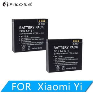 Palo 1010 Mah AZ13-1 Batterij Met Usb Batterij Oplader Voor Xiaomi Yi Action Camera Vervangende Batterij Oplaadbare Backup Bateria