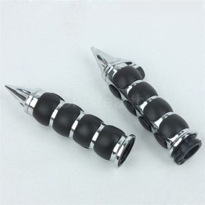 1 ""25mm Motorfiets Spike Stuur Hand Grips Voor Harley Bobber Chopper Yamaha V-Star 650 1100 Classic 18-06 Kawasaki Vulcan 800