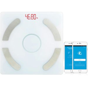 Badkamer Weegschaal Body Bluetooth Vet Schaal Bmi Intelligente Elektronische Led Digitale Component Analyzer Display Vet
