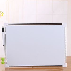 Double Side Whiteboard Kantoor School Droge Wissen Schrijfbord Pen Magneten Knoppen