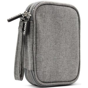 Oxford Stof Dubbeldeks Soft Shockproof Carrying Digitale Organizer Travel Externe Opslag Hdd Case Hard Drive Bag