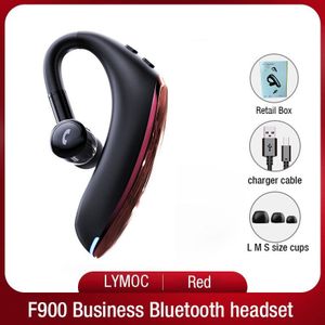 Lymoc F900 Business Bluetooth Oortelefoon V5.0 Draadloze Headsets Grafeen Hoorn 25 Uur Werktijd HD MIC Handsfree voor iPhone Xiaomi