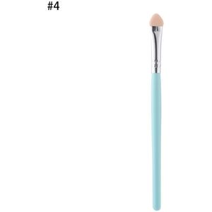 5Pcs Draagbare Wenkbrauw Spons Stok Oogschaduw Applicator Lange Handvat Eyeshadow Brush Cosmetische Vrouwen Beauty Makeup Tools