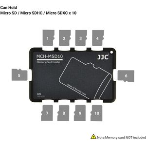 Jjc Memory Card Case Houder Opbergdoos Portemonnee Credit Card Size Voor Sd Sdhc Sdxc Micro Sd Msd Tf-kaart organisator Keeper Container