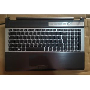 Nieuw/Orig Palmrest Bovenste Cover Voor Samsung RF510 RF511 NP-RF510 NP-RF511 Laptop Eur Keyboard Topcase C Cover Touchpad