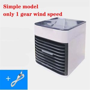 Auto Mini Airconditioner Draagbare Koelventilator Voor Thuis Bureau 7 Kleuren Ingebouwde Led Auto Persoonlijke Ruimte Koeler auto Luchtbevochtiger Fan