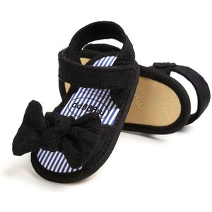 Zomer Baby Meisje Sandalen Leuke Kanten Bloemen Bows Peuter Meisjes Schoenen Effen Kleur Zachte Katoenen Zolen Baby Sandalen Todder schoenen