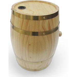 3L Houten Wijn Opslag Vat Hotel Display Rum Houder Voor Whiskey Vintage Restaurant Decoratie Met Stand Emmer Bier Brouwen