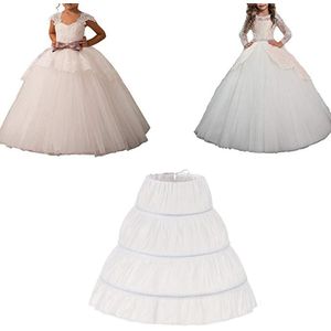 Kids Petticoat Kinderen Korte Petticoats Bloemenmeisje Jurk Hoepelrok Voor Bruiloft Meisjes/Kids/Kind Onderrok