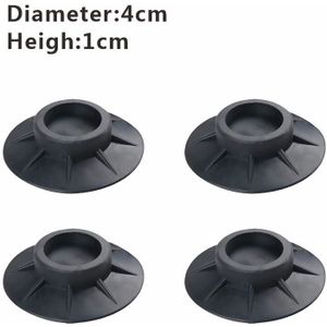 4 Stuks Anti Vibration Voeten Pads Rubber Benen Slipstop Stille Skid Raiser Mat Voor Wasmachine Ondersteuning Dempers Stand Accessoires