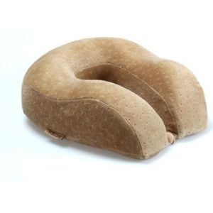 Trage Rebound Ruimte Memory Foam U-Vormige Kussen Luchtvaartmaatschappij Reizen Kussens Voor Slapen Ringkussen Hals Brancard